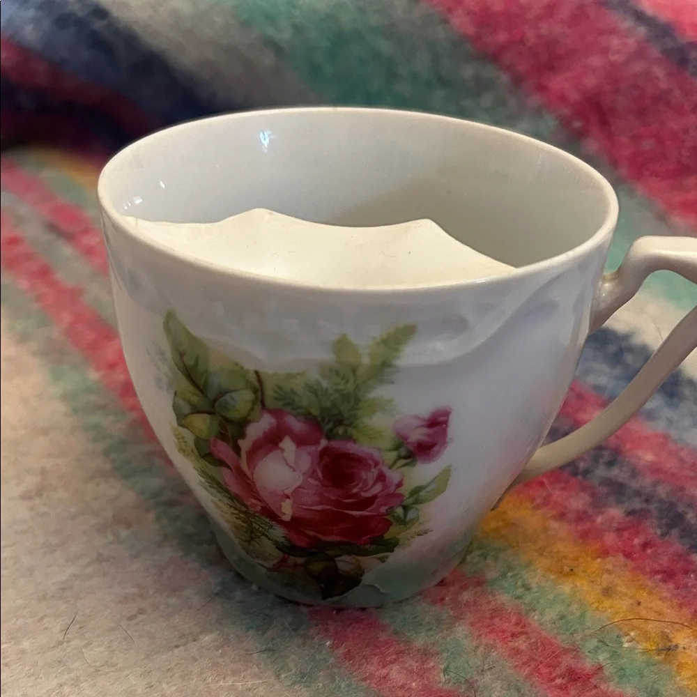 Moustache tea cup Three Crown China Germany
